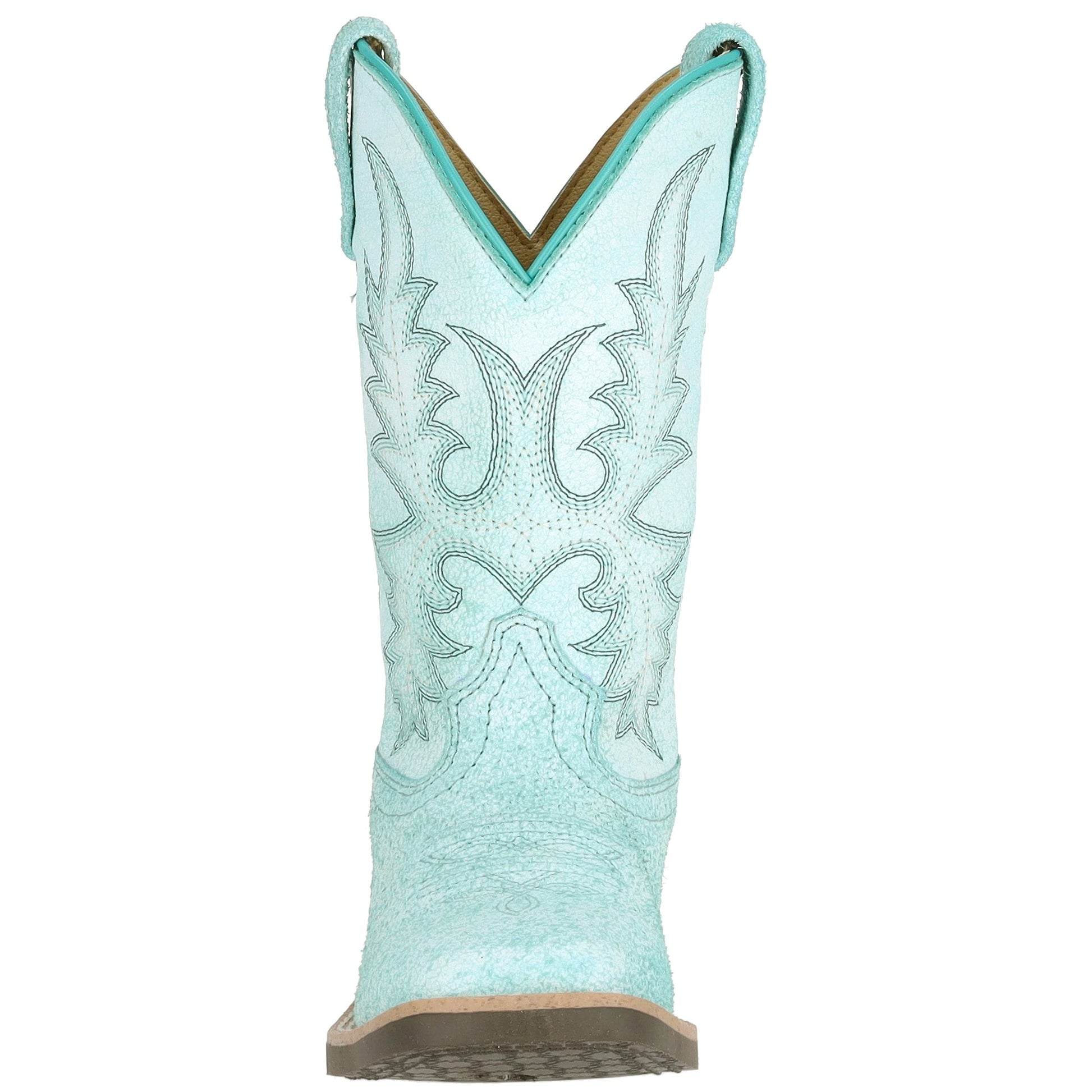 Smoky Mtn Youth Painted Prairie Leather Western Boot