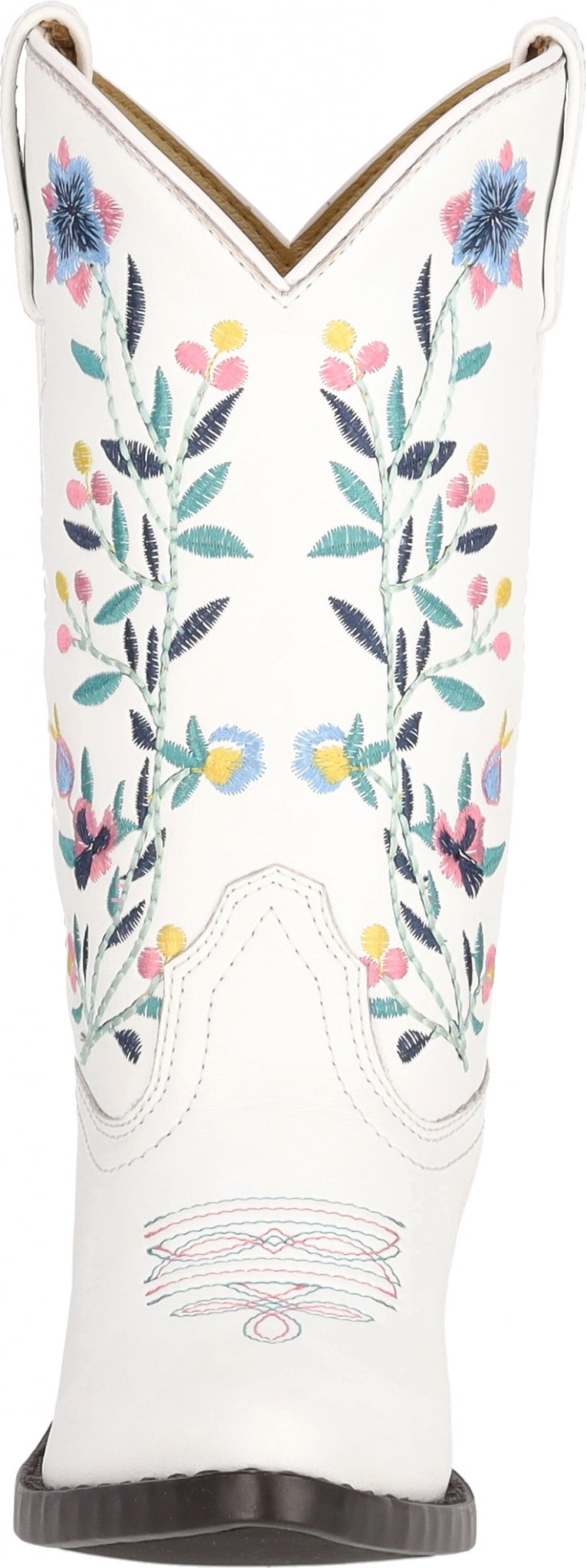 Smoky Mtn Youth Girls Lacey Leather Embroidered Western Boot