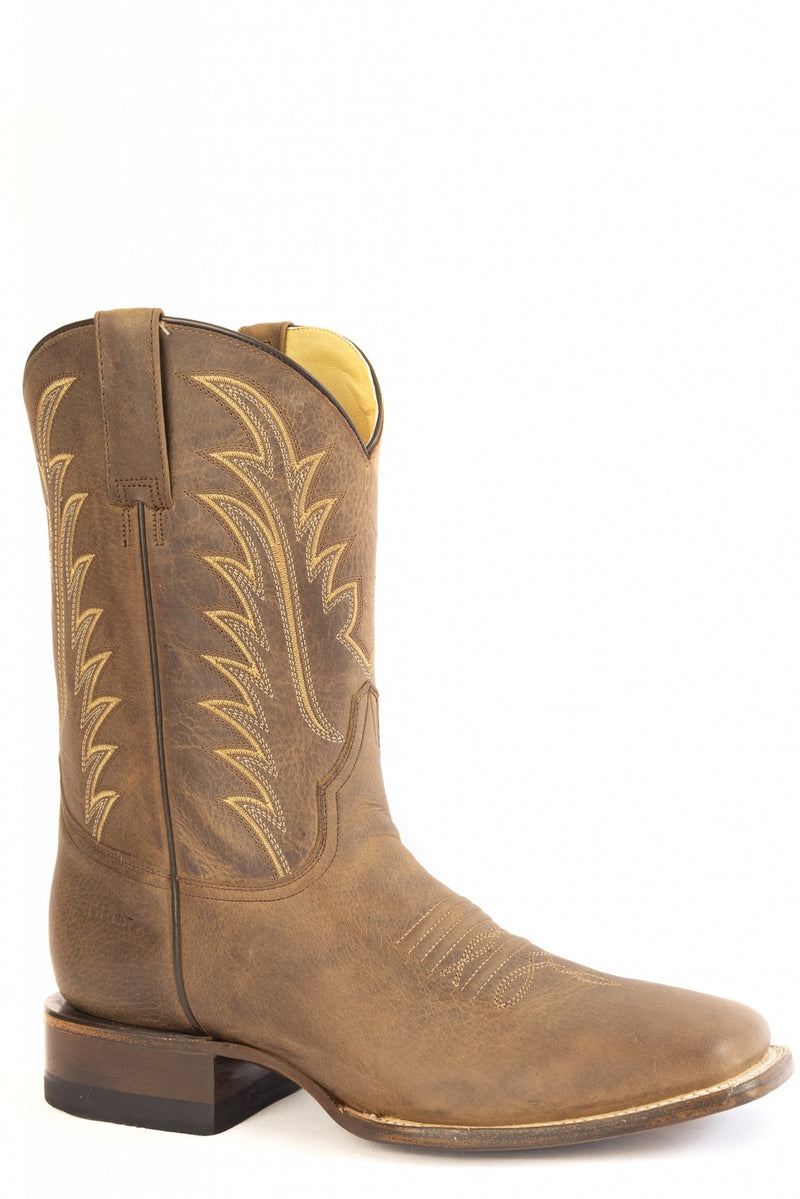 Roper Mens Burnish Leather Vamp & Shaft Boots