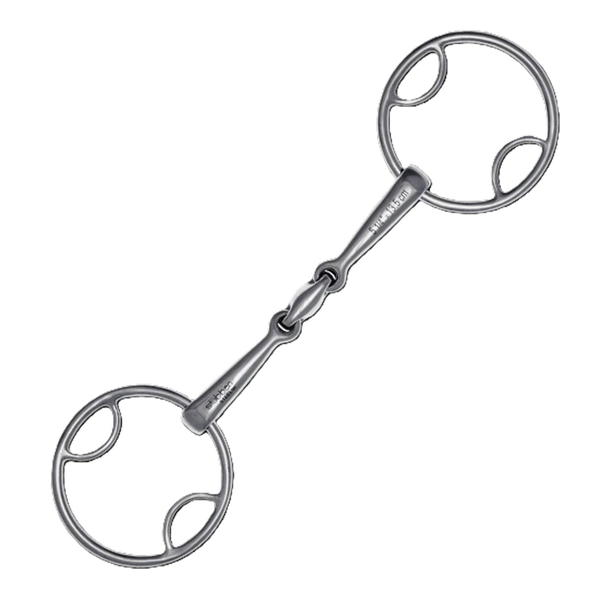 Stubben STEELtec EZ Control 4 in 1 Loose Ring Snaffle Bit