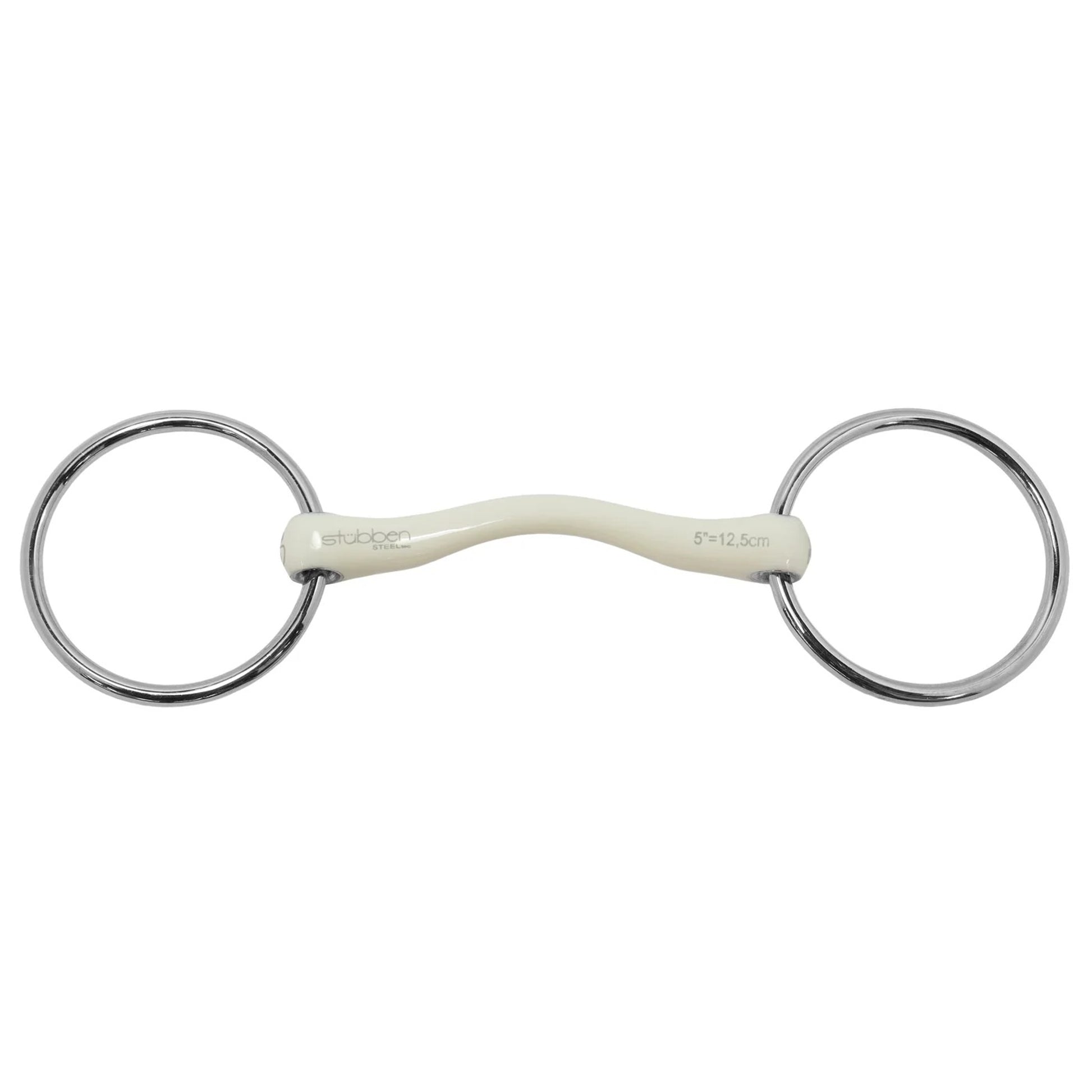 Stubben Fine Line Flex Loose Ring Snaffle Bit