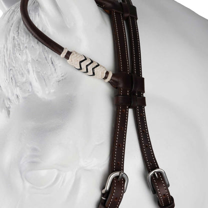 Horze Western Single Ear Rawhide Headstall