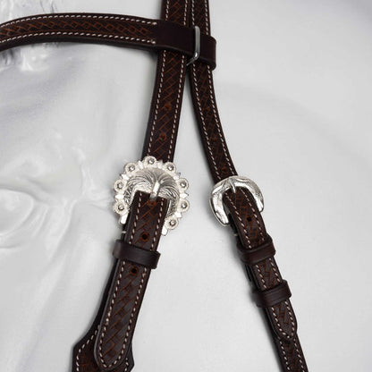 Horze Western Futurity Knot Headstall with Conchos