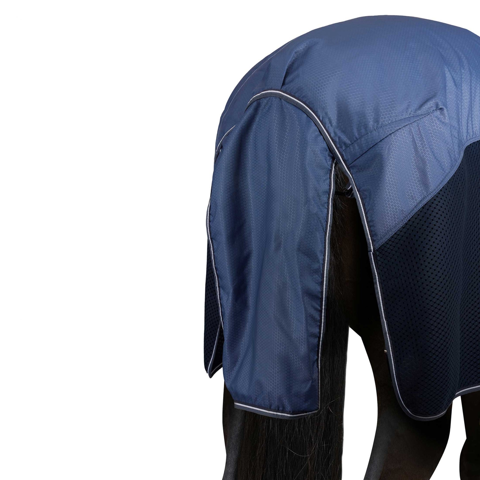 Horze Aircool 3D Mesh and Rain Protection Detachable Neck Turnout