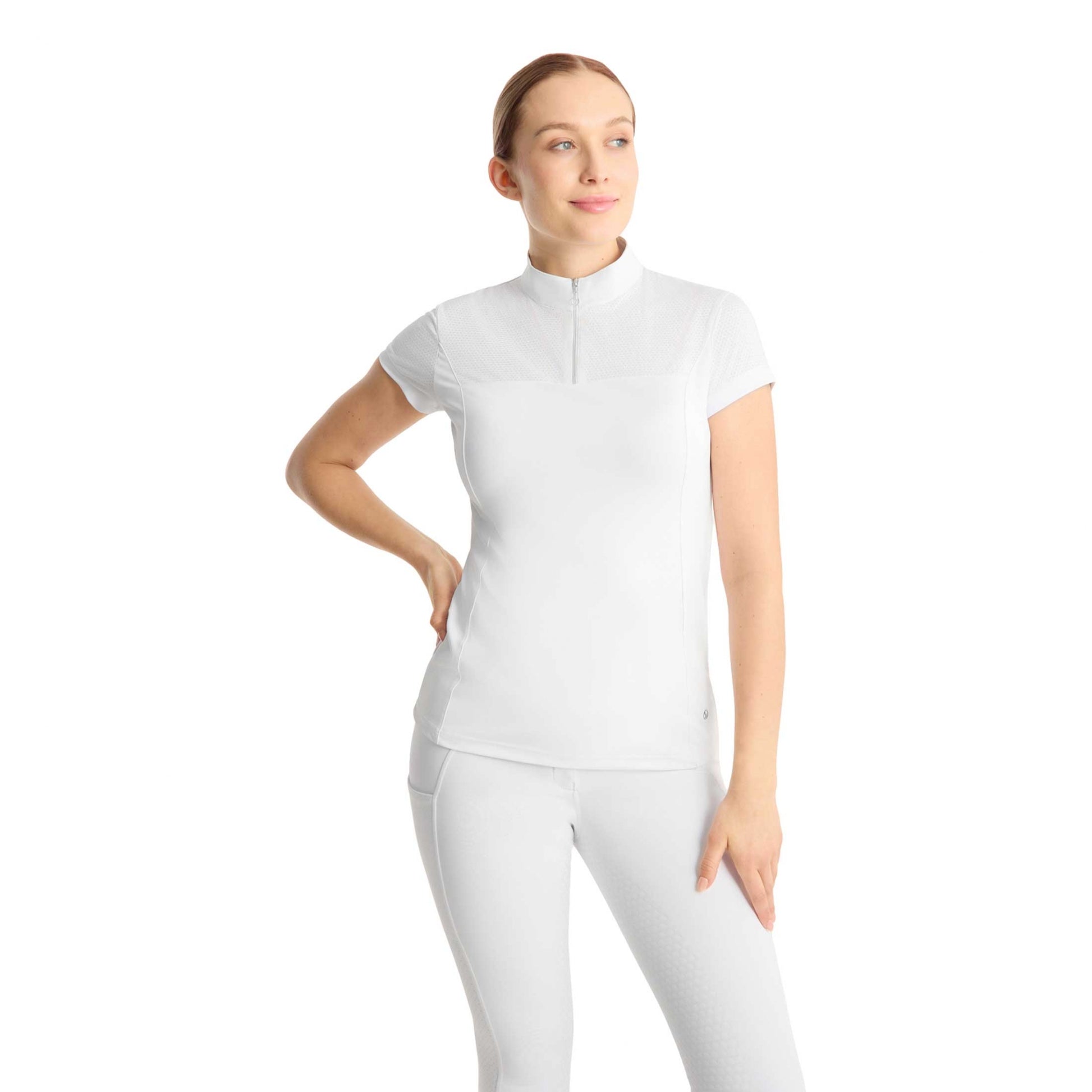 Horze Louisa Ladies Mesh Short Sleeve Show Shirt