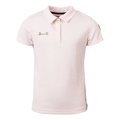 Horze Denise Kids Functional Short Sleeve Polo Shirt
