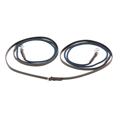 Equinavia Saga Leather Rope Front Draw Reins