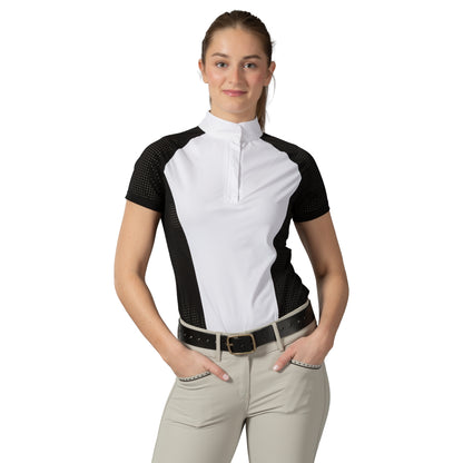 Equinavia Sara Ladies Perforated Short Sleeved Show Shirt