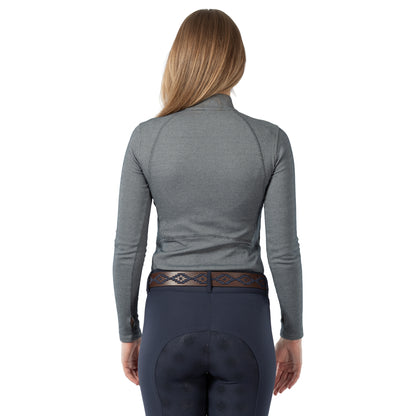 Equinavia Lara Ladies Houndstooth Quarter Zip