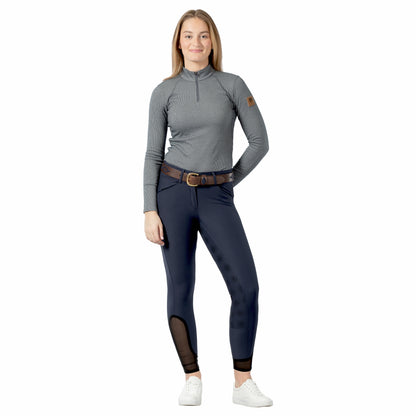 Equinavia Lara Ladies Houndstooth Quarter Zip
