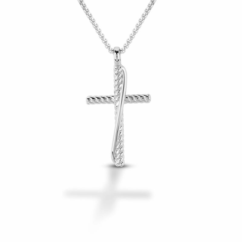 Equestrian Jewelry Black Small Cross Pendant Necklace