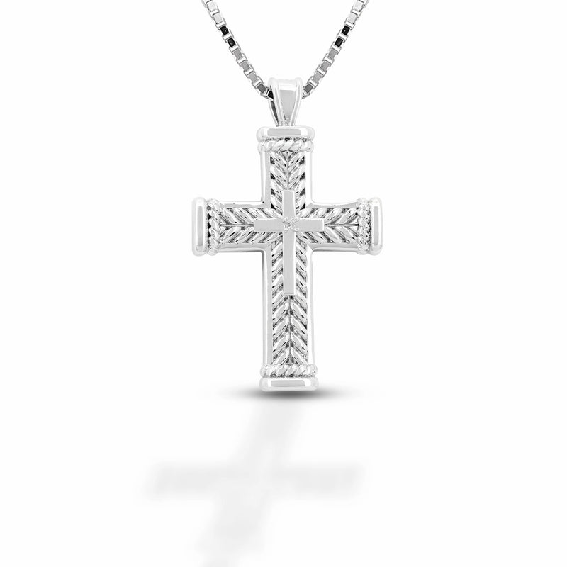 Equestrian Jewelry Cross In Cross Pendanct Necklace
