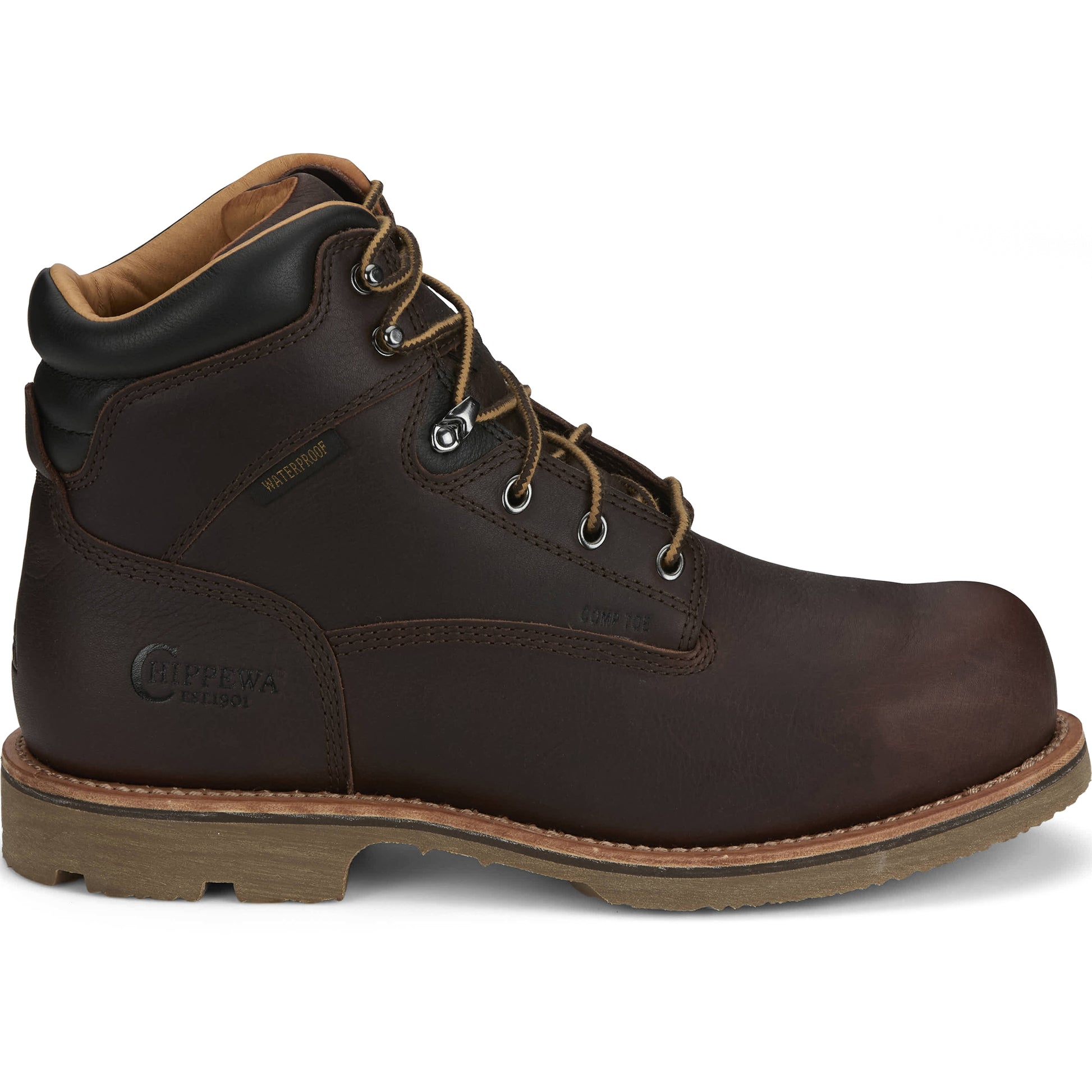 Chippewa Mens Serious Plus 6" Waterproof Comp Toe Met Guard Puncture Resisting Boots