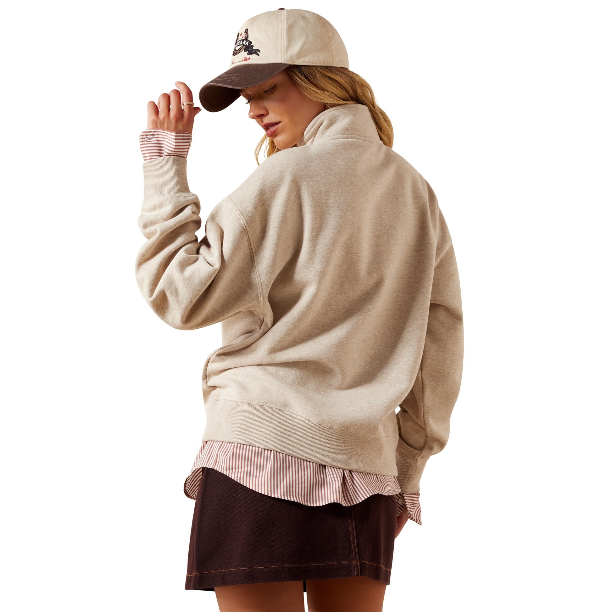 Ariat Running Wild Ladies 1/2 Zip Sweatshirt