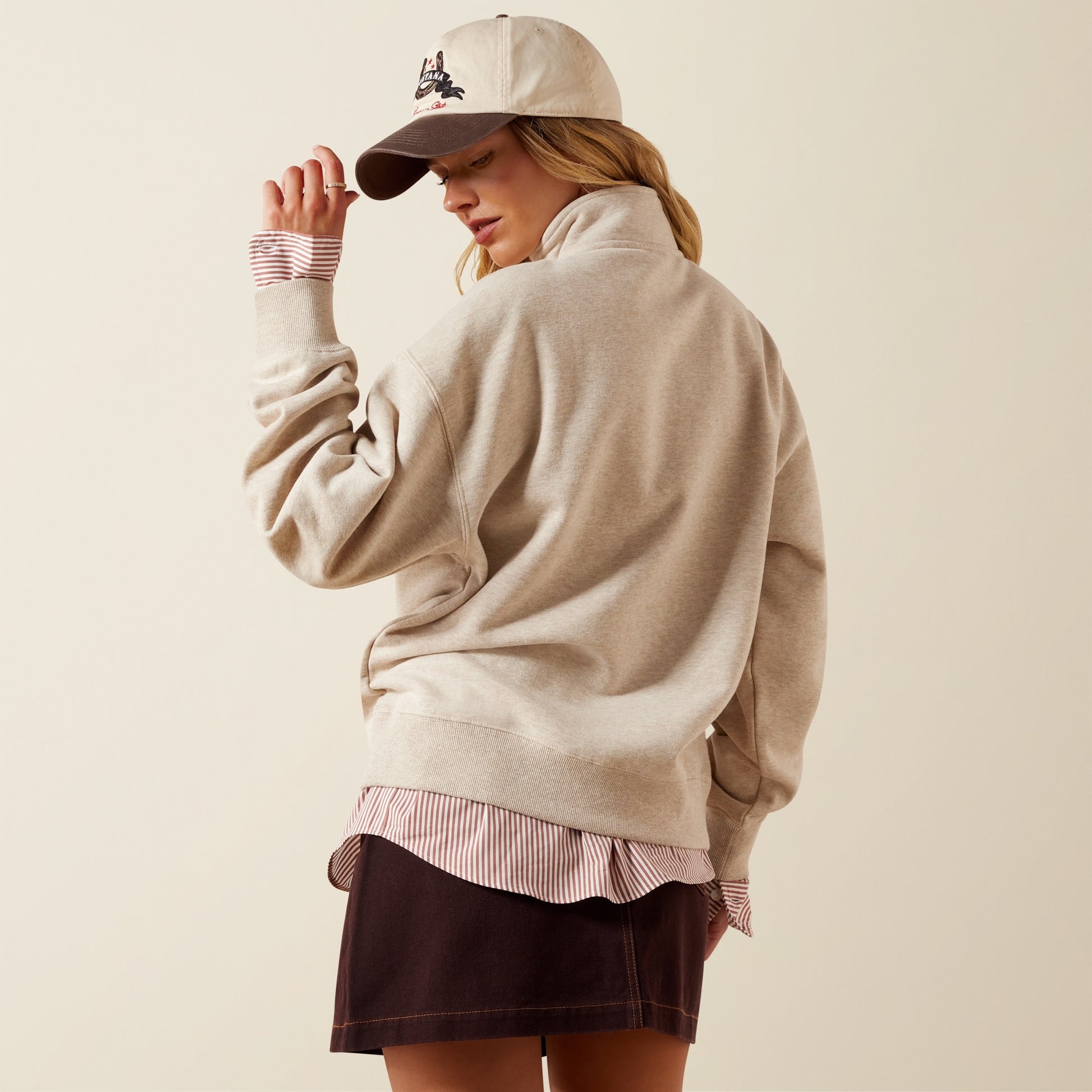 Ariat Running Wild Ladies 1/2 Zip Sweatshirt