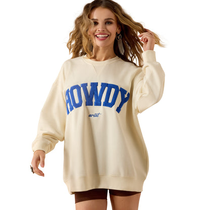 Ariat Collegiate Ladies Oversize Sweatshirt