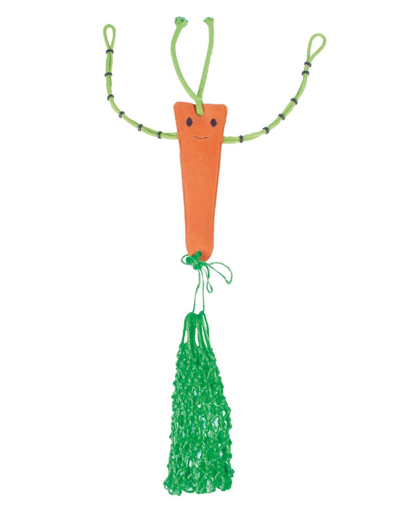 QHP Carrot Horse Toy with Hay Net
