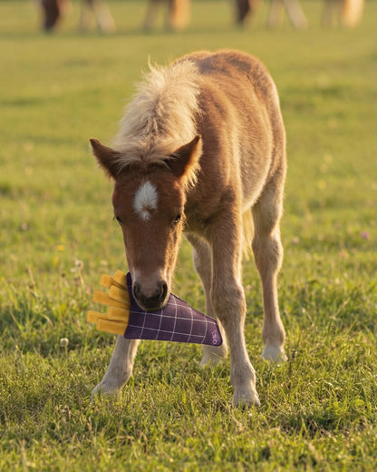 QHP Snack Counter Fries Horse Toy