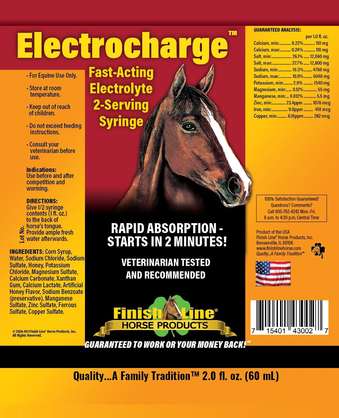Finish Line Electrocharge Supplement