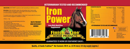 Finish Line Iron Power Horse Supplement