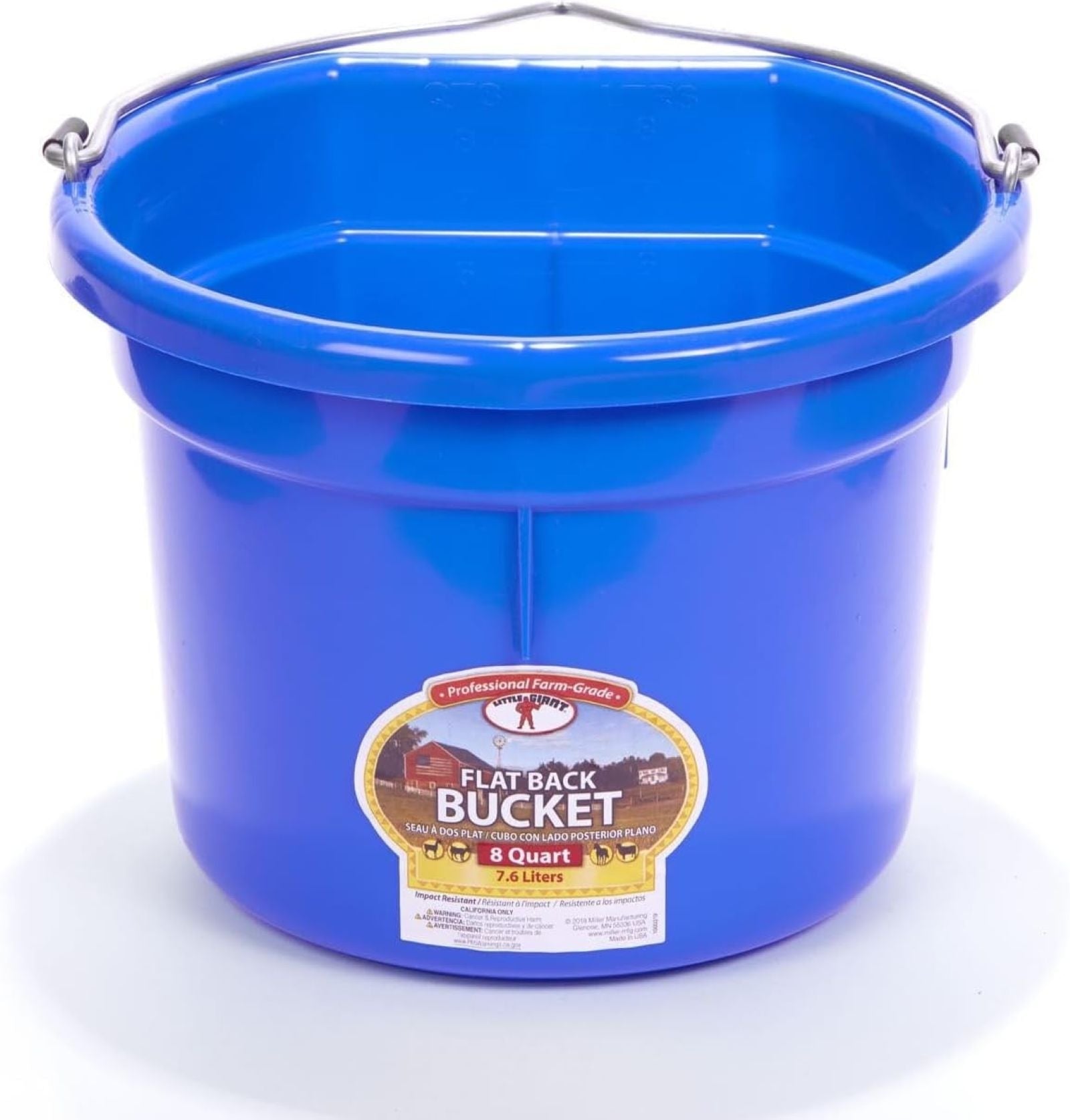 Flatback Bucket For Goats/Sheep/Miniature Horses