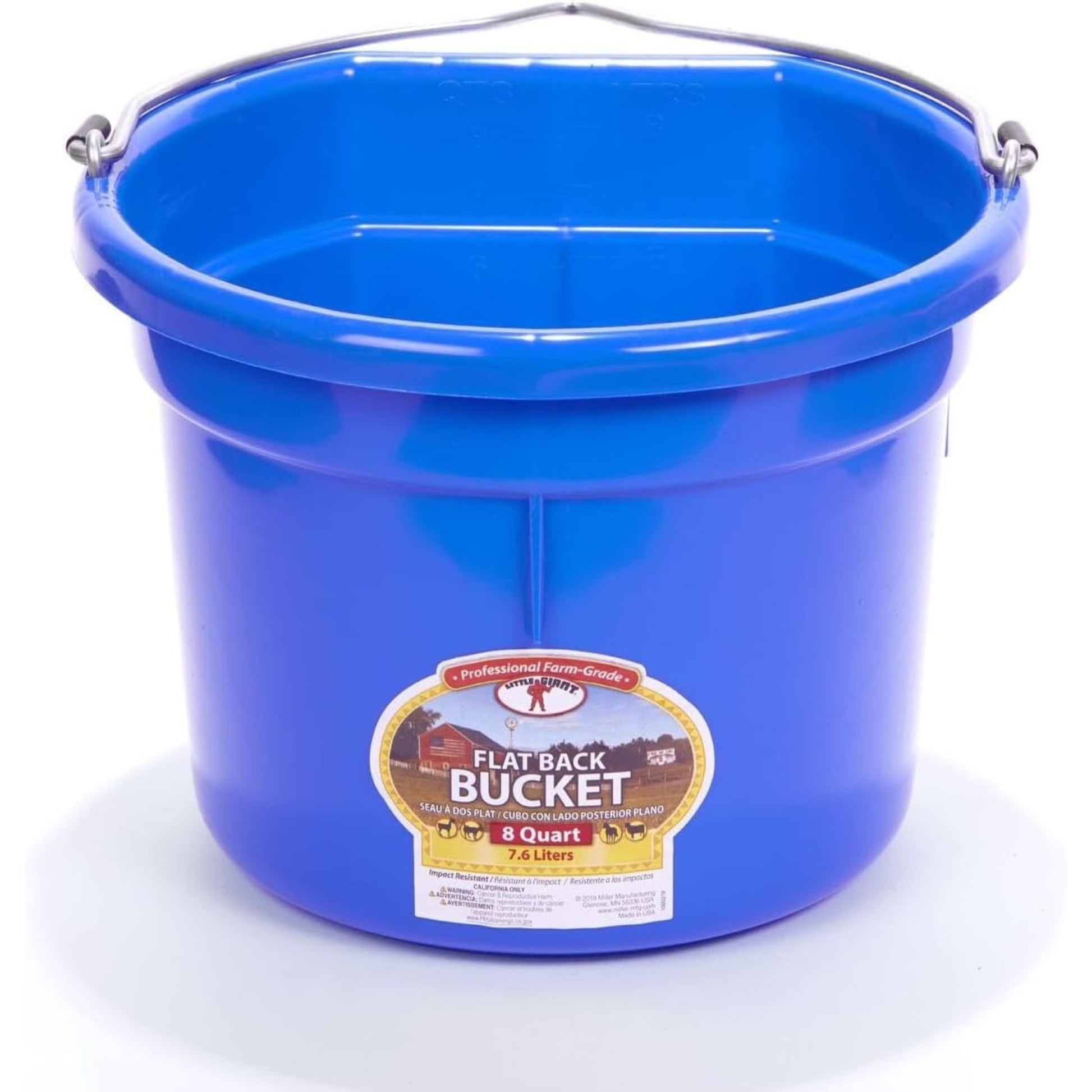 Flatback Bucket For Goats/Sheep/Miniature Horses