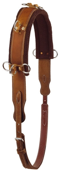 Tory Harness Leather 8-Ring Training Surcingle