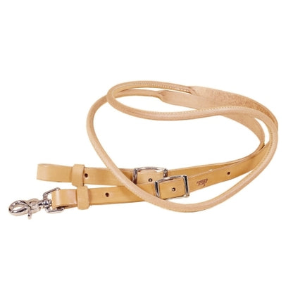 Tory Harness Leather Rolled Hand Roping Rein