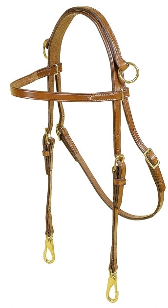 Tory Sidecheck Training Headstall - Slots Bk/Gry