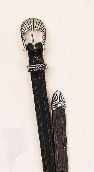 Tory Antique Silver Buckle English Spur Straps