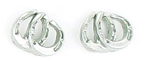 Finishing Touch Dbl Horseshoe Earrings 1/4in