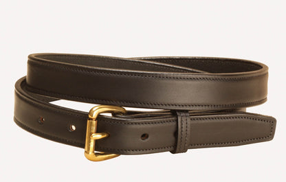 Tory 1In Stitched Belt With Brass Buckle 26 Brn/Nick