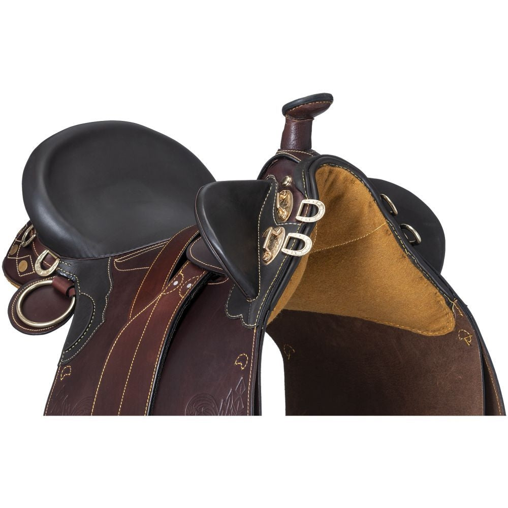 Australian Outrider Stockman Bush Rider Saddle - Wide