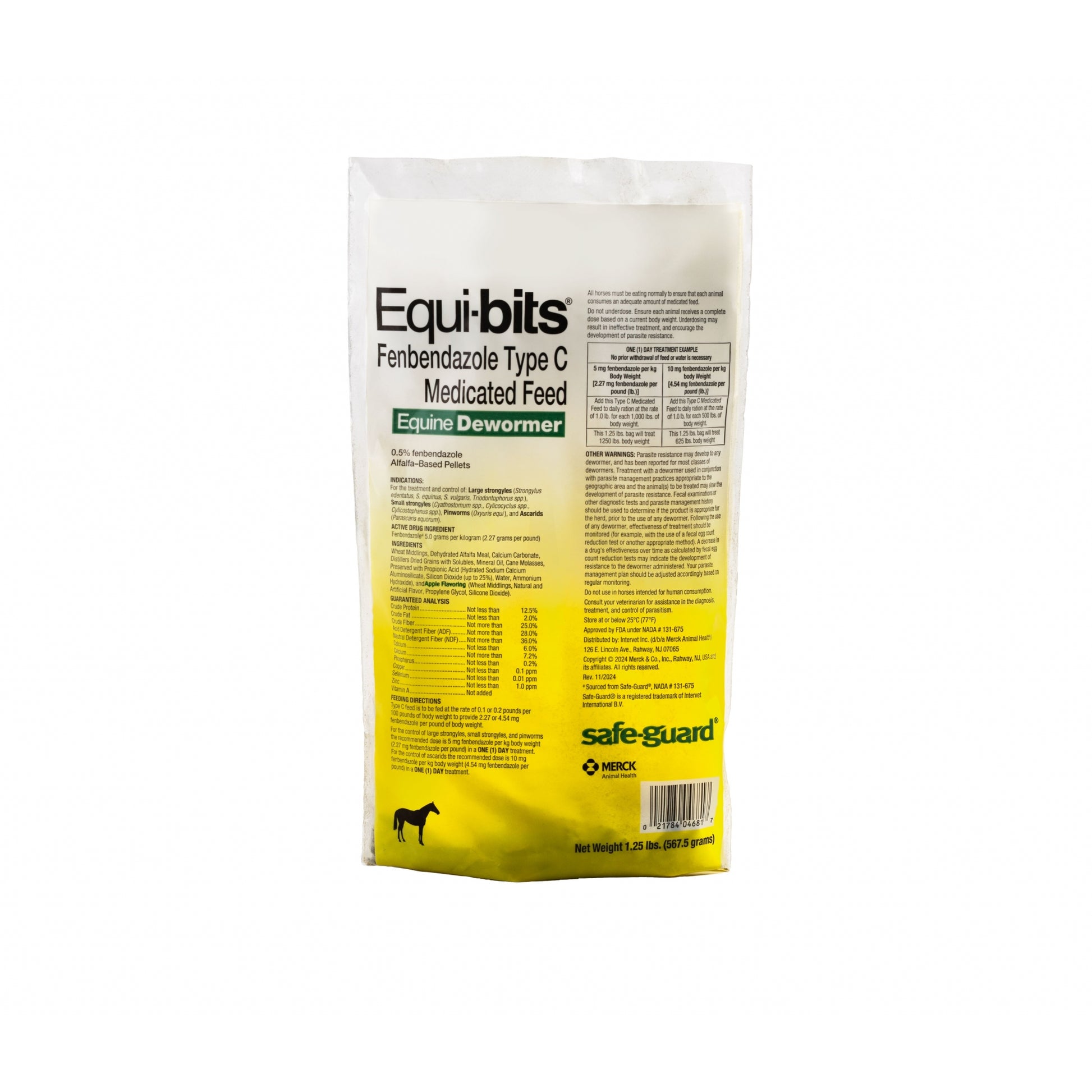 Safe-Guard Equi-Bits 2.27g Fenbendazole Pellets