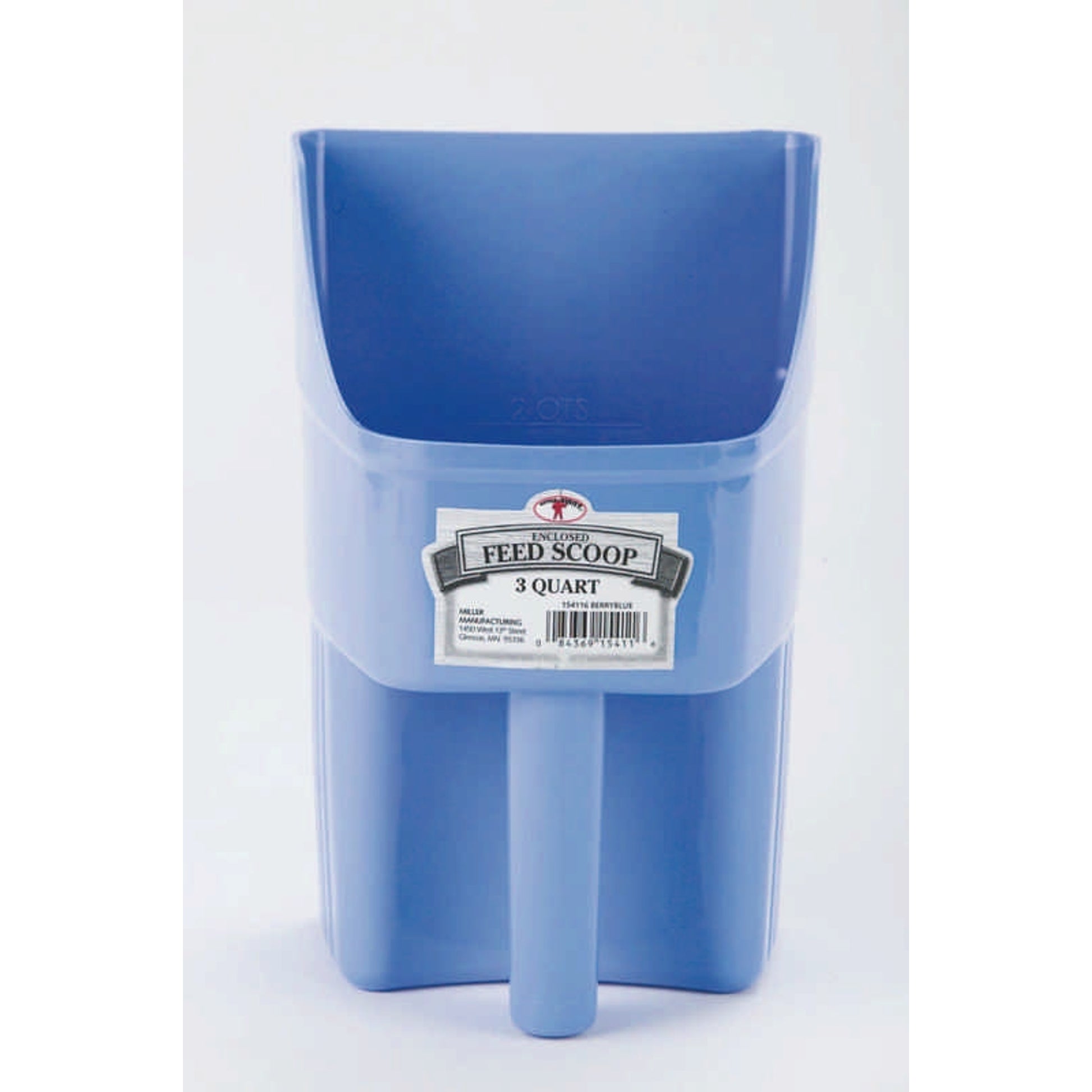 Enclosed Feed Scooper For Feed Or Seed 3 Qt Red