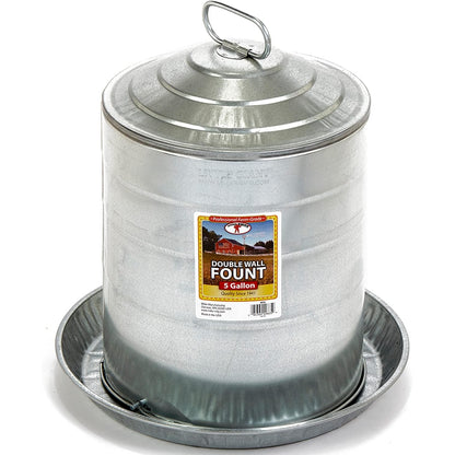 Galvanized Double Wall Founts