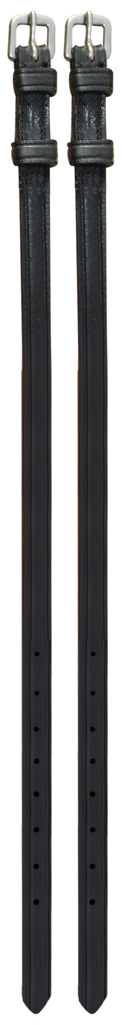 Perris Spur Straps With Keepers Adult Bk/Wh
