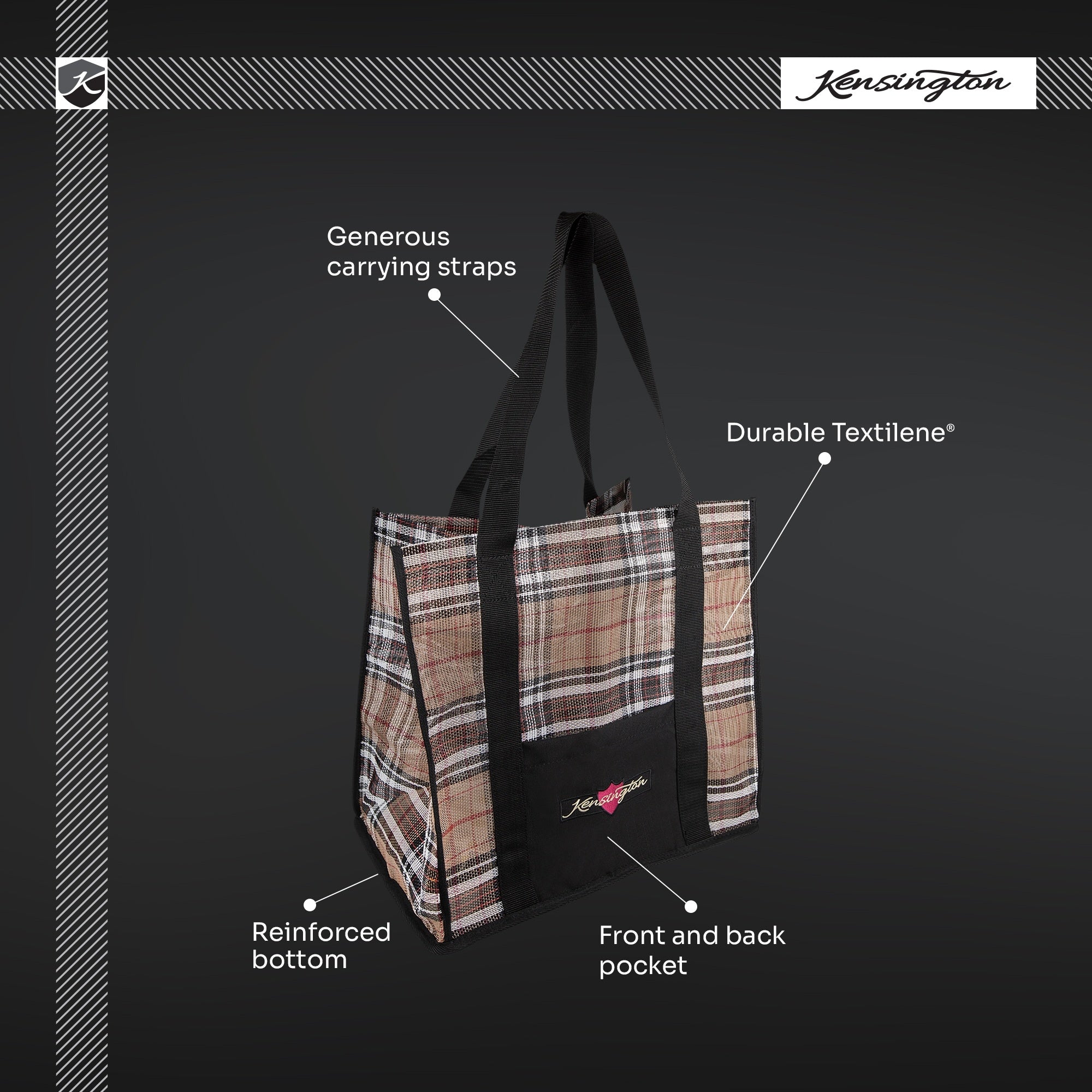 Kensington Large Mesh Tote Bag