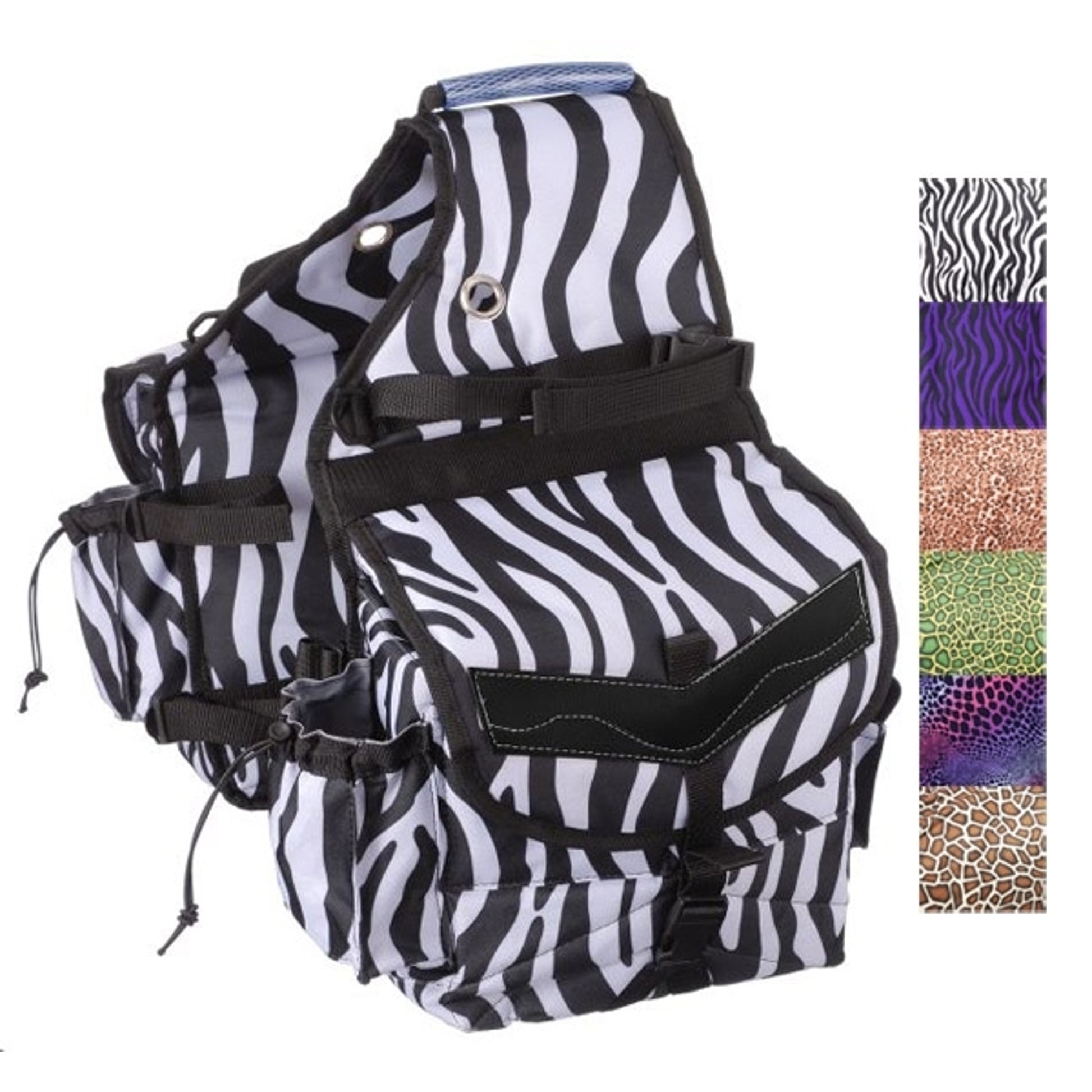Tough1 Printed Insulated Nylon Saddle Bag