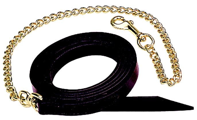 Weaver Leather Lead with Stud Chain
