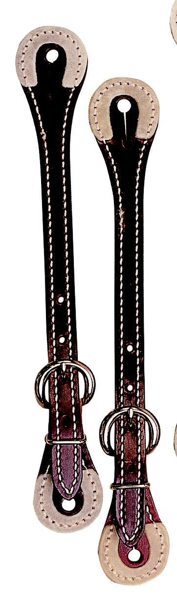 Weaver Leather Spur Straps With Rawhide Corners
