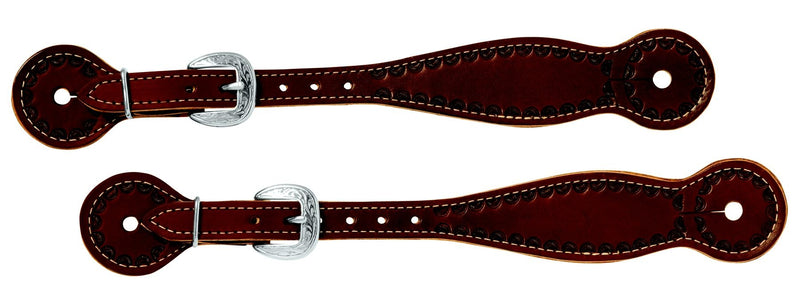 Weaver Leather Hand Tooled Spur Straps