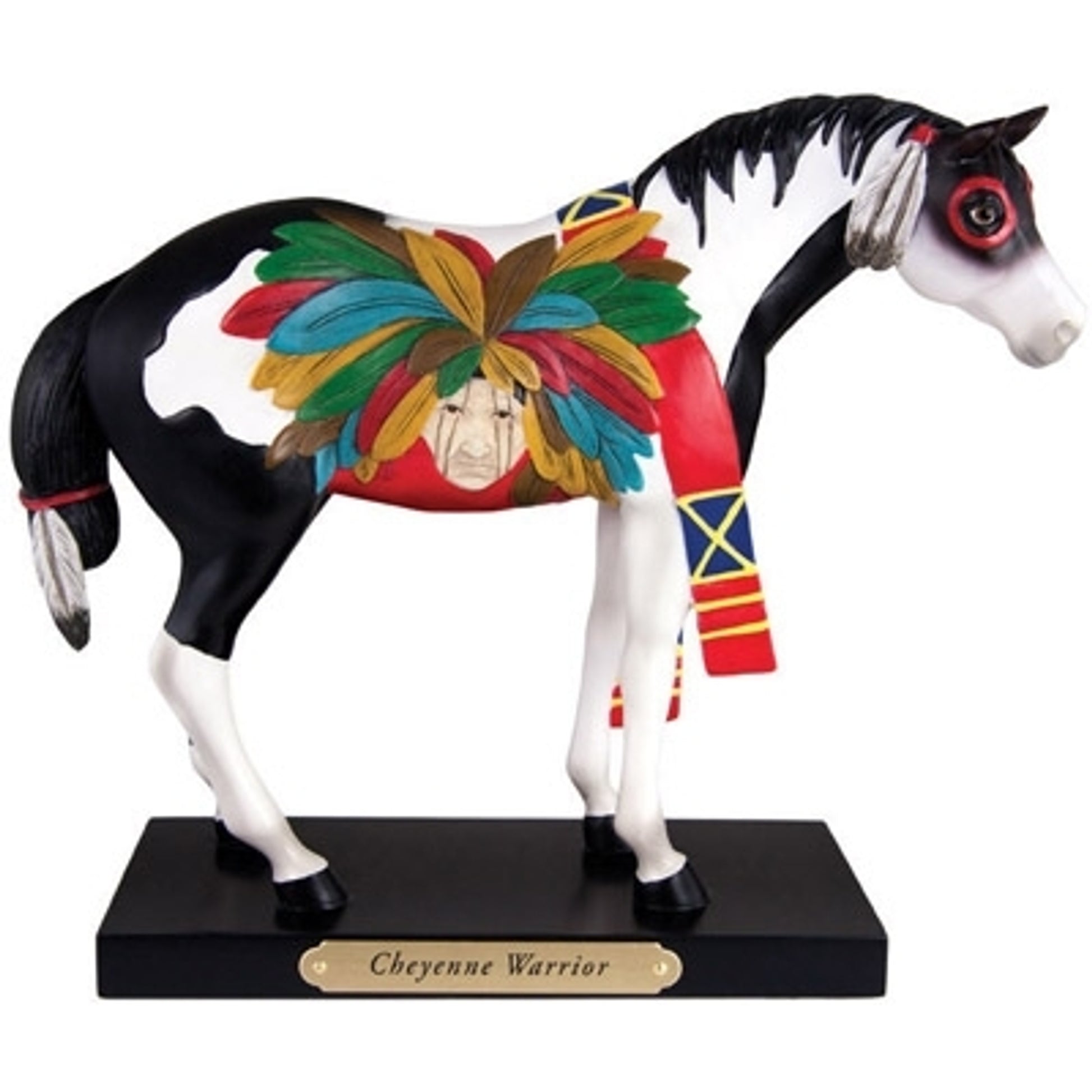The Trail Of Painted Ponies - Cheyenne Warrior Figurine
