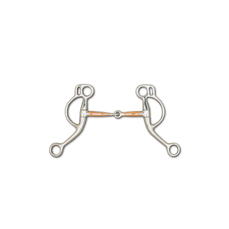 Toklat Swept Back Shank Roller Snaffle 5 Brn