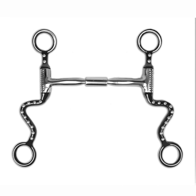 Myler Black Steel 7 Shank Comfort Snaffle Wide