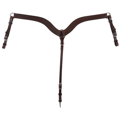 Circle Y No Choke Tapered Smooth Breast Collar