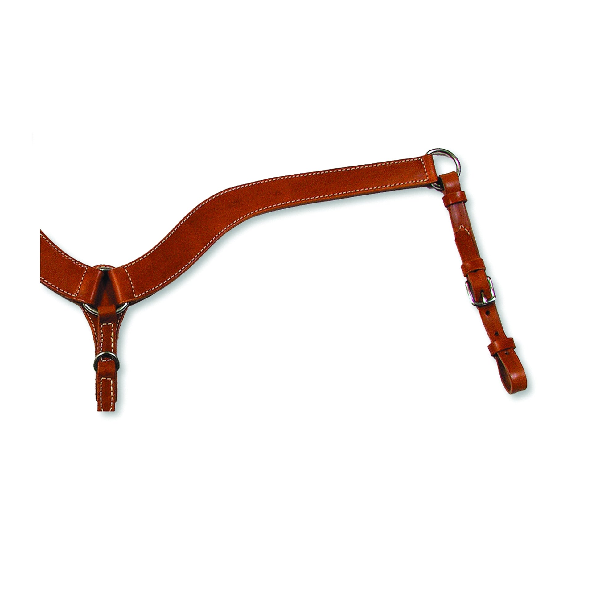 Circle Y No Choke Tapered Smooth Breast Collar