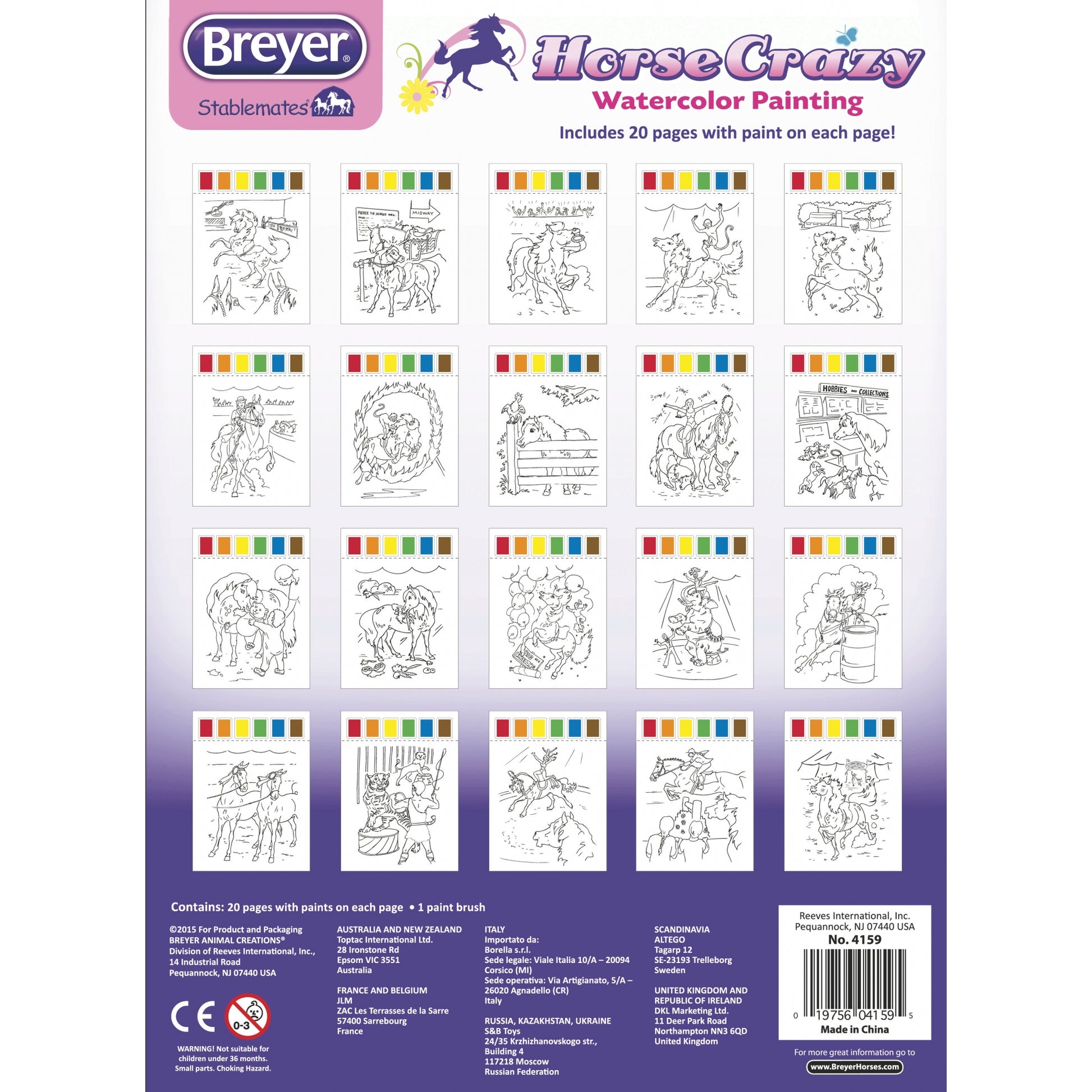 Breyer My Dream Horse Horse Crazy Watercolor Painting