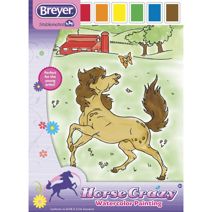 Breyer My Dream Horse Horse Crazy Watercolor Painting