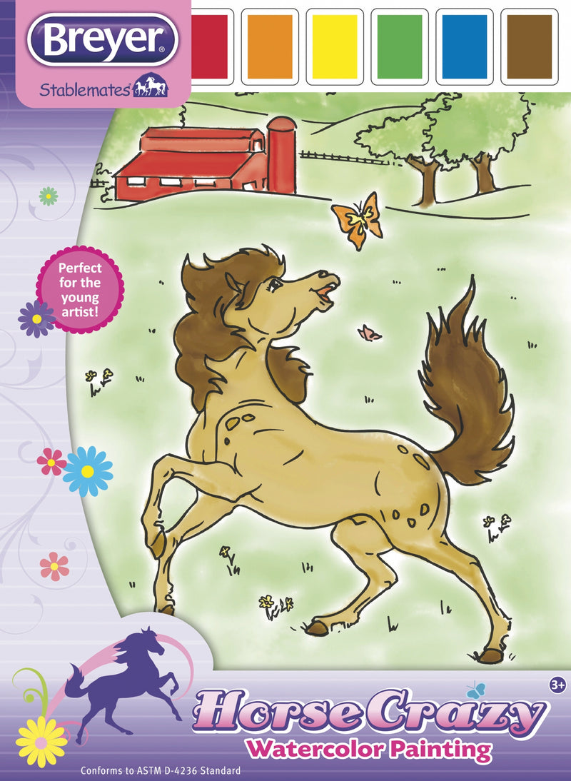 Breyer My Dream Horse Horse Crazy Watercolor Painting